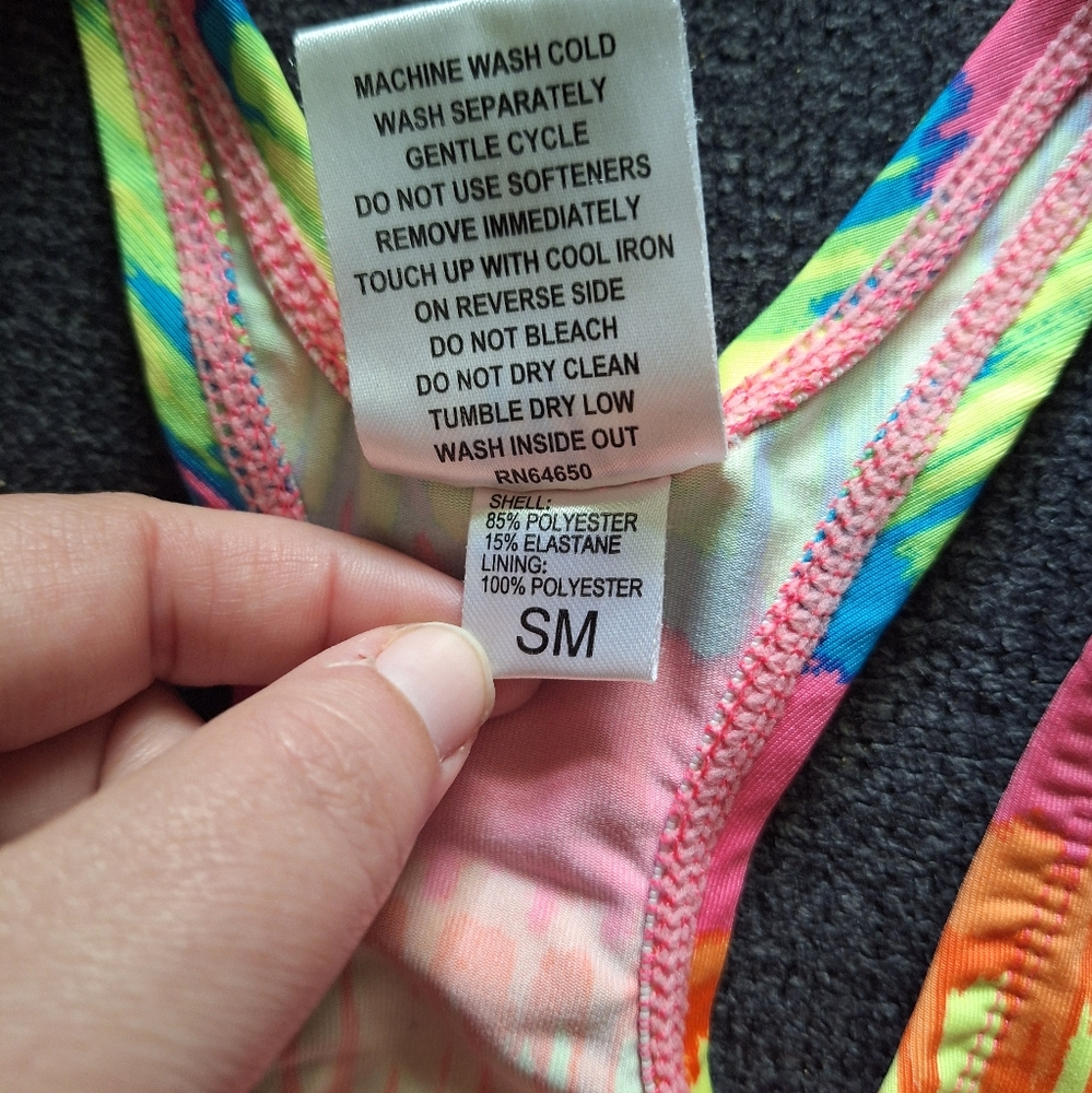 ○[[Varsity]]○ Colorful tie dye sports bra. - Picture 5 of 5